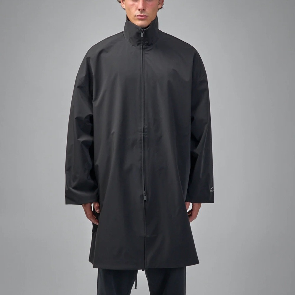 Fear of God Essentials Nylon Fleece Mockneck Mens Jacket Seal XL New With Tags